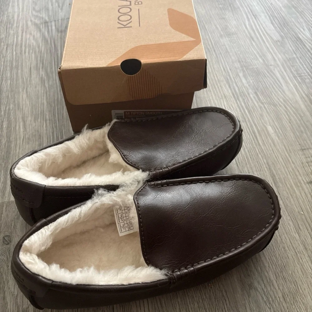 Koolaburra By Ugg Men's Tipton Smooth Slippers Size 9 NIB